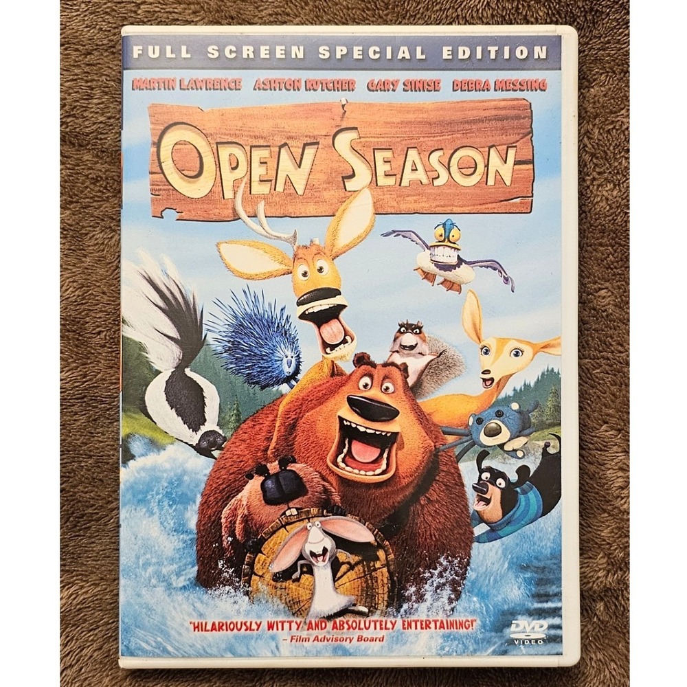 Open Season DVD Full Screen Special Edition Martin Lawrence Ashton Kutcher 2006